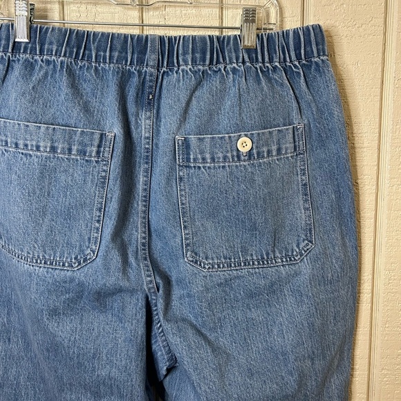 Madewell Drawstring Classic Straight Jeans, size XL. NWT. - Picture 6 of 7